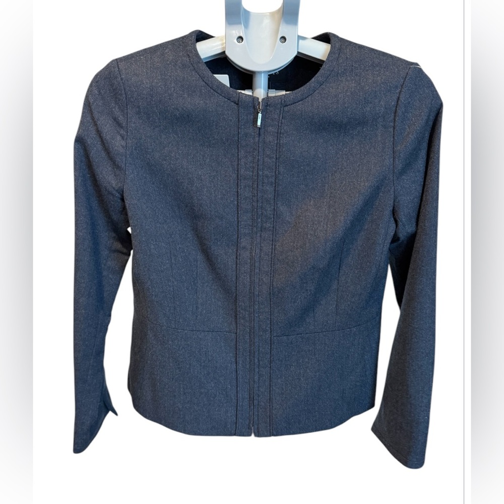 Talbots Blue/Gray Blazer Petite